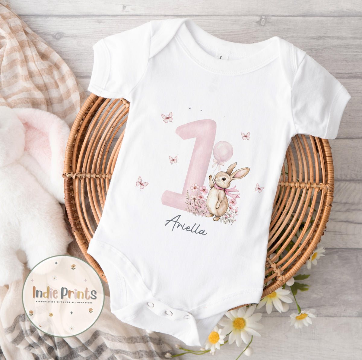 Personalised Girls First Birthday Sweatshirt & Outfit