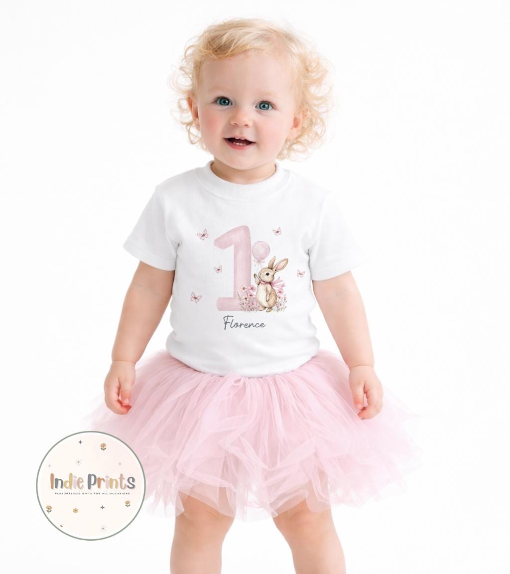 Personalised Girls First Birthday Sweatshirt & Outfit