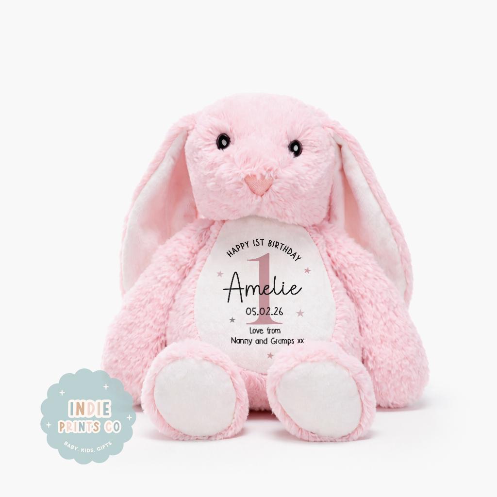 Personalised 1st Birthday Soft Toy Gift