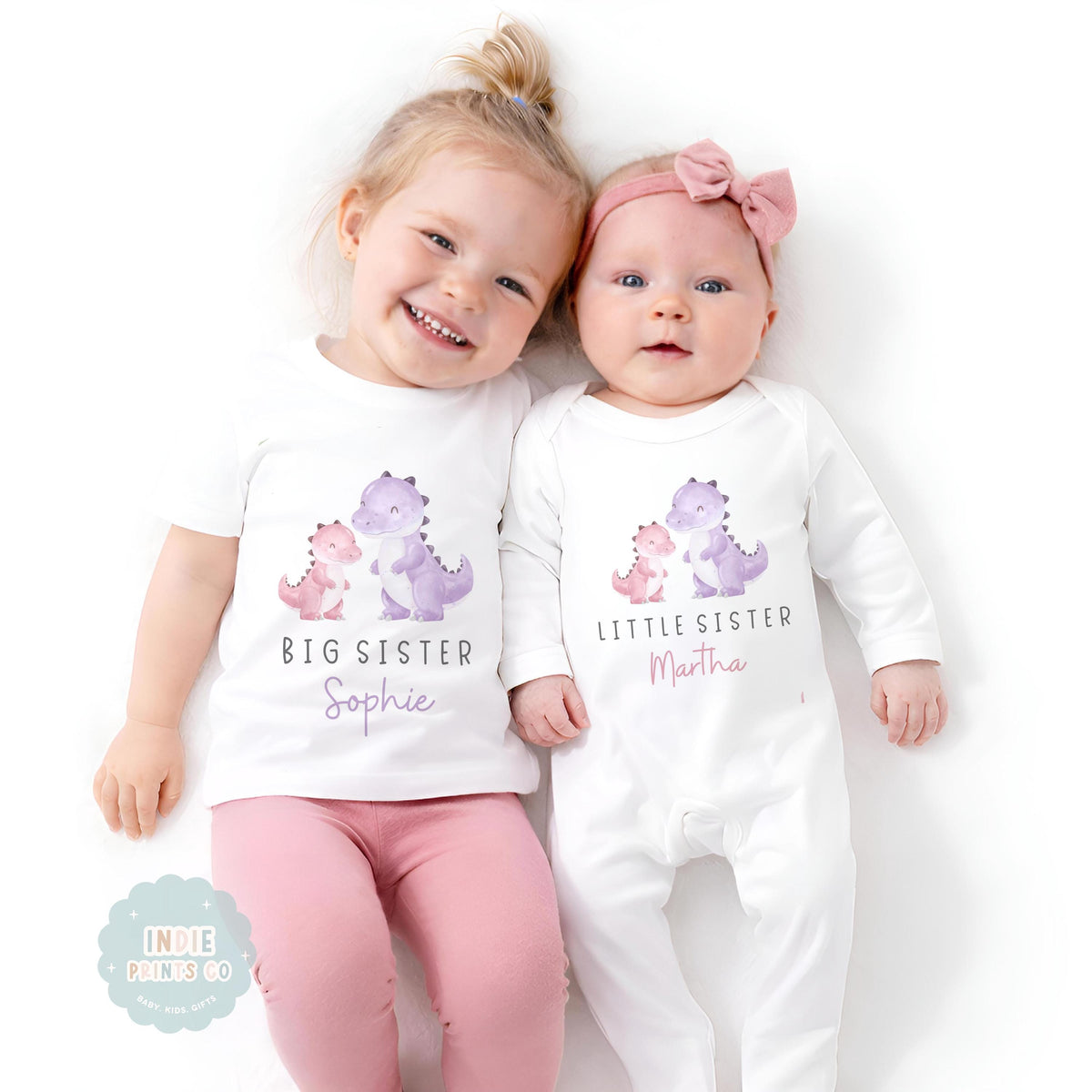 Personalised Big Brother and Little Sibling Outfit