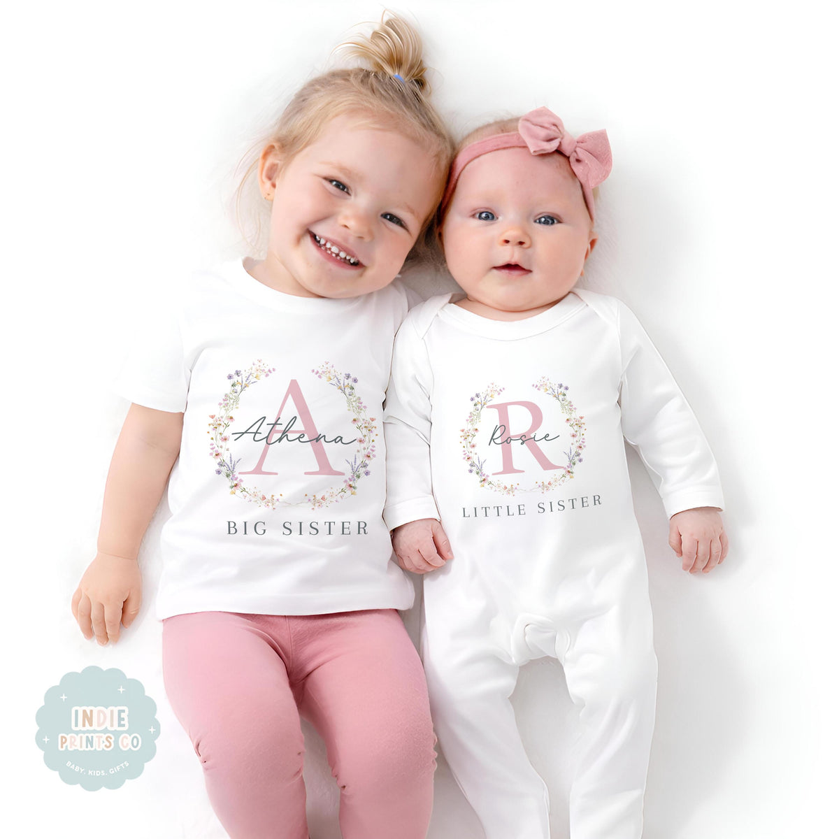 Personalised Big Sister & Little Sister Outfits
