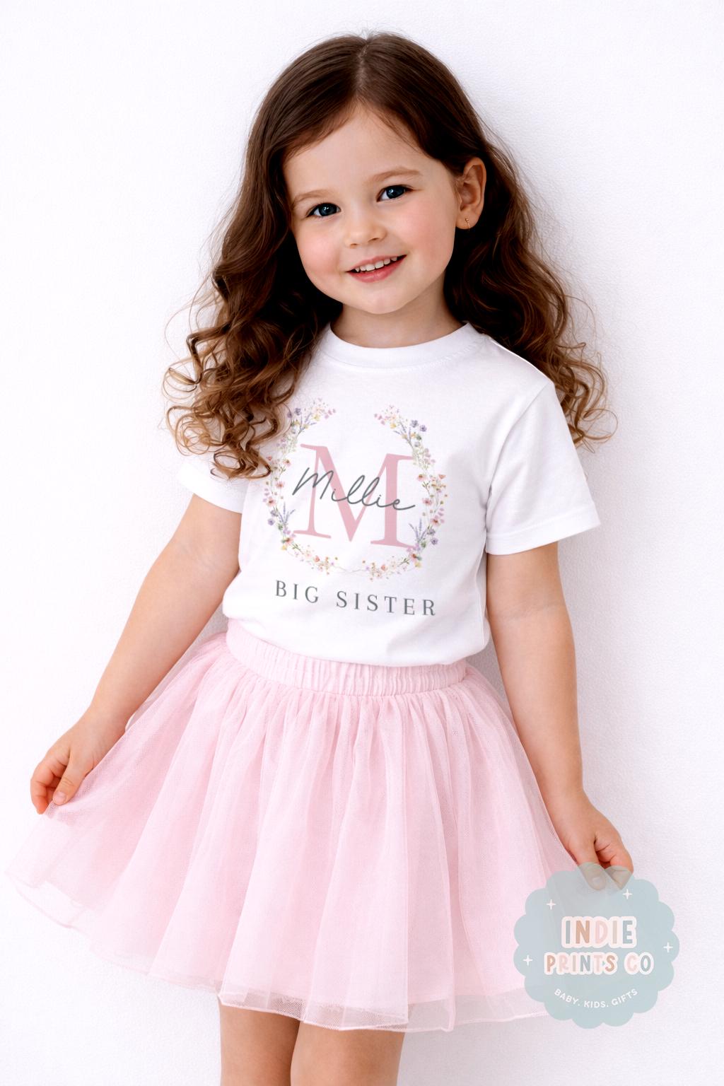 Personalised Big Sister & Little Sister Outfits
