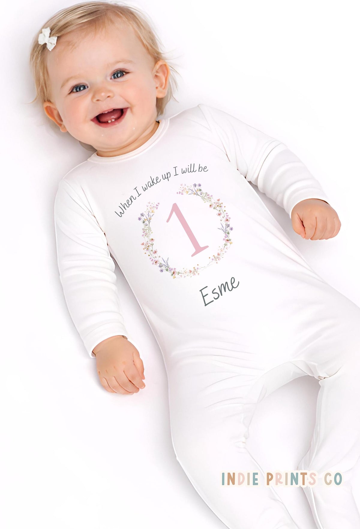 Personalised Girls’ Birthday Pyjamas with Name and Age