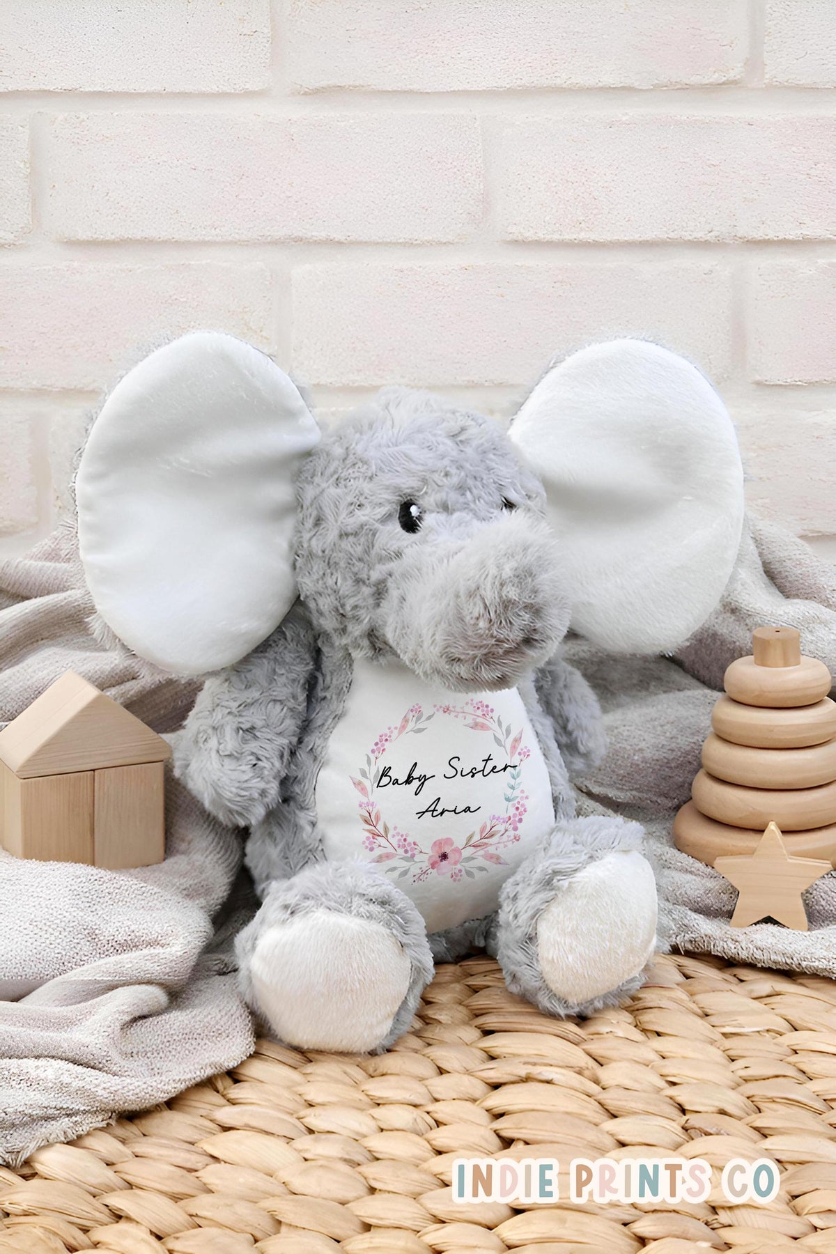 Personalised Big Sister & Little Sister Plush Toy