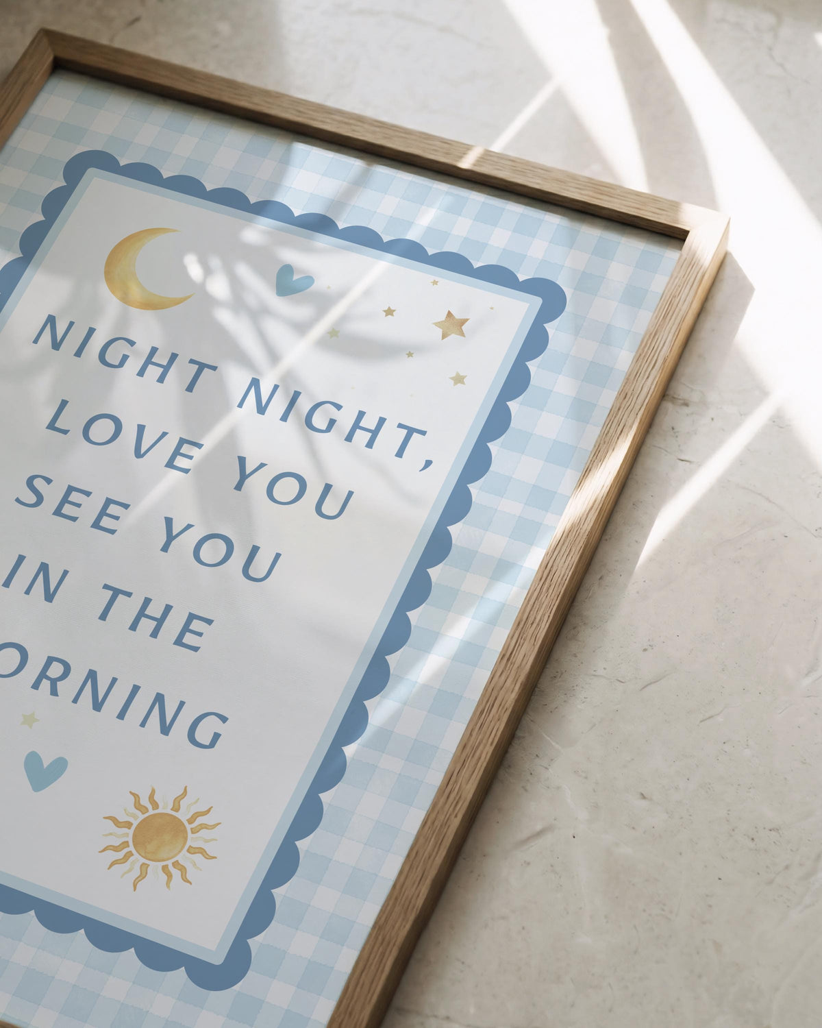 Night Night, See You in the Morning Nursery Print
