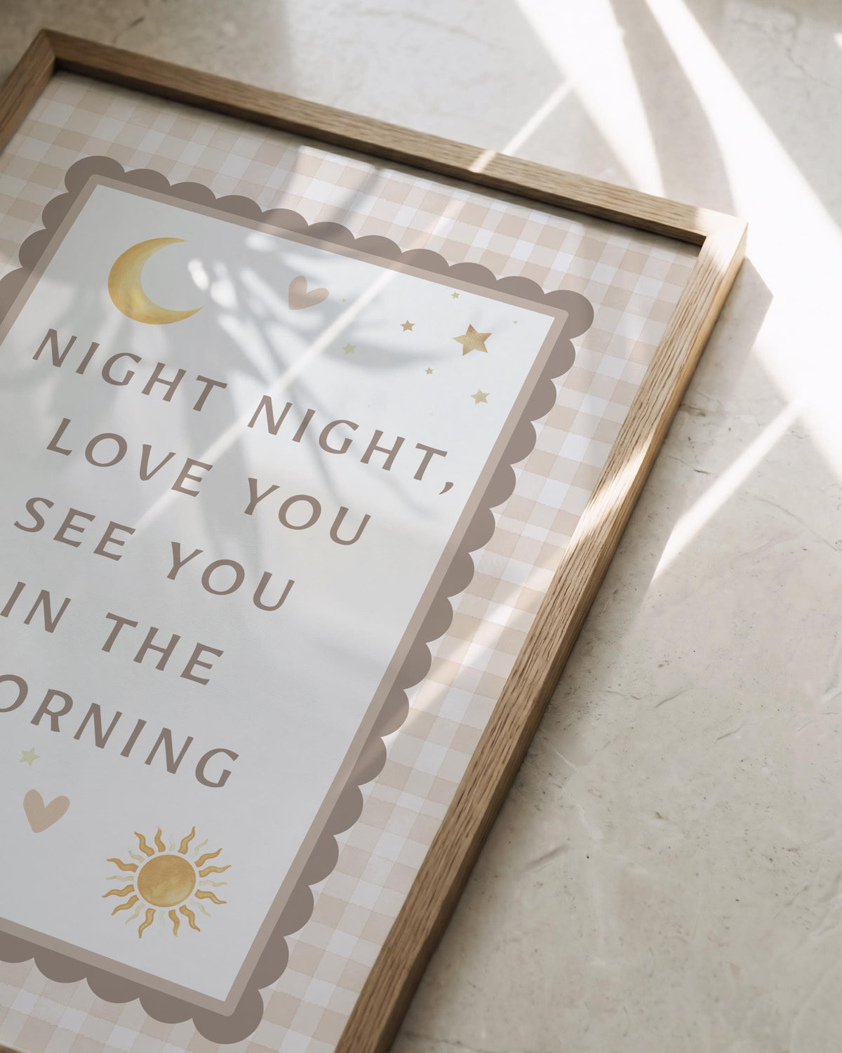 Night Night, See You in the Morning Nursery Print