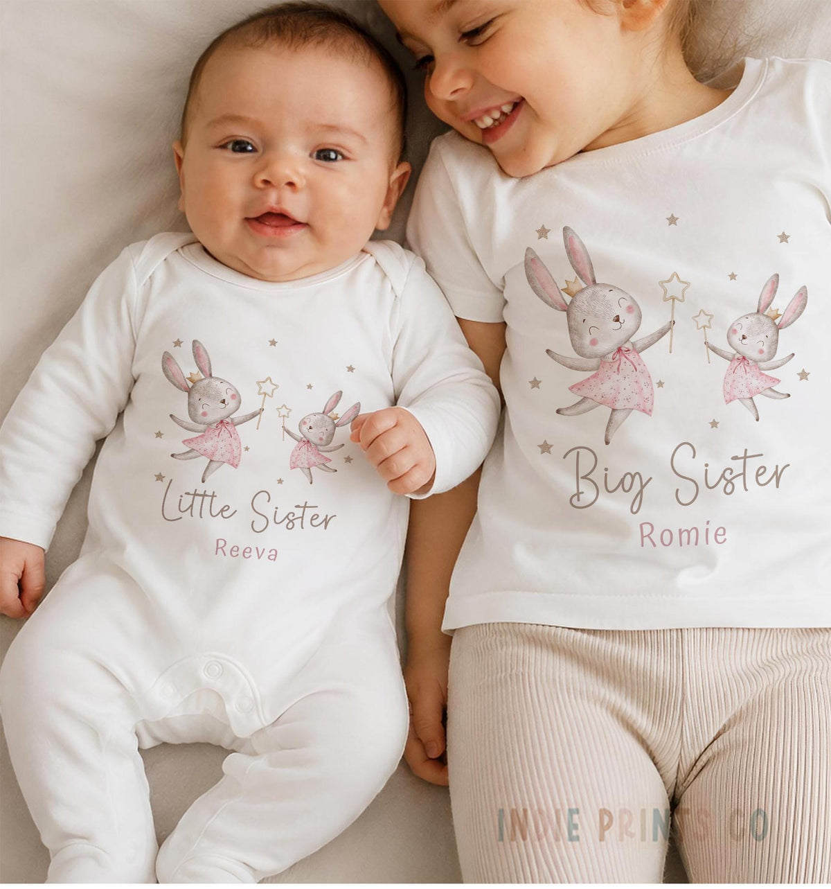Personalised Big Sister & Little Sister Outfits