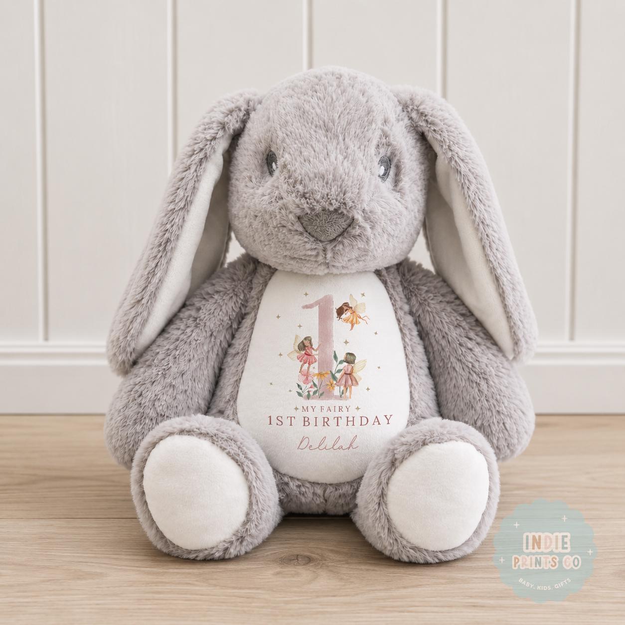 Personalised Fairy First Birthday Soft Toy