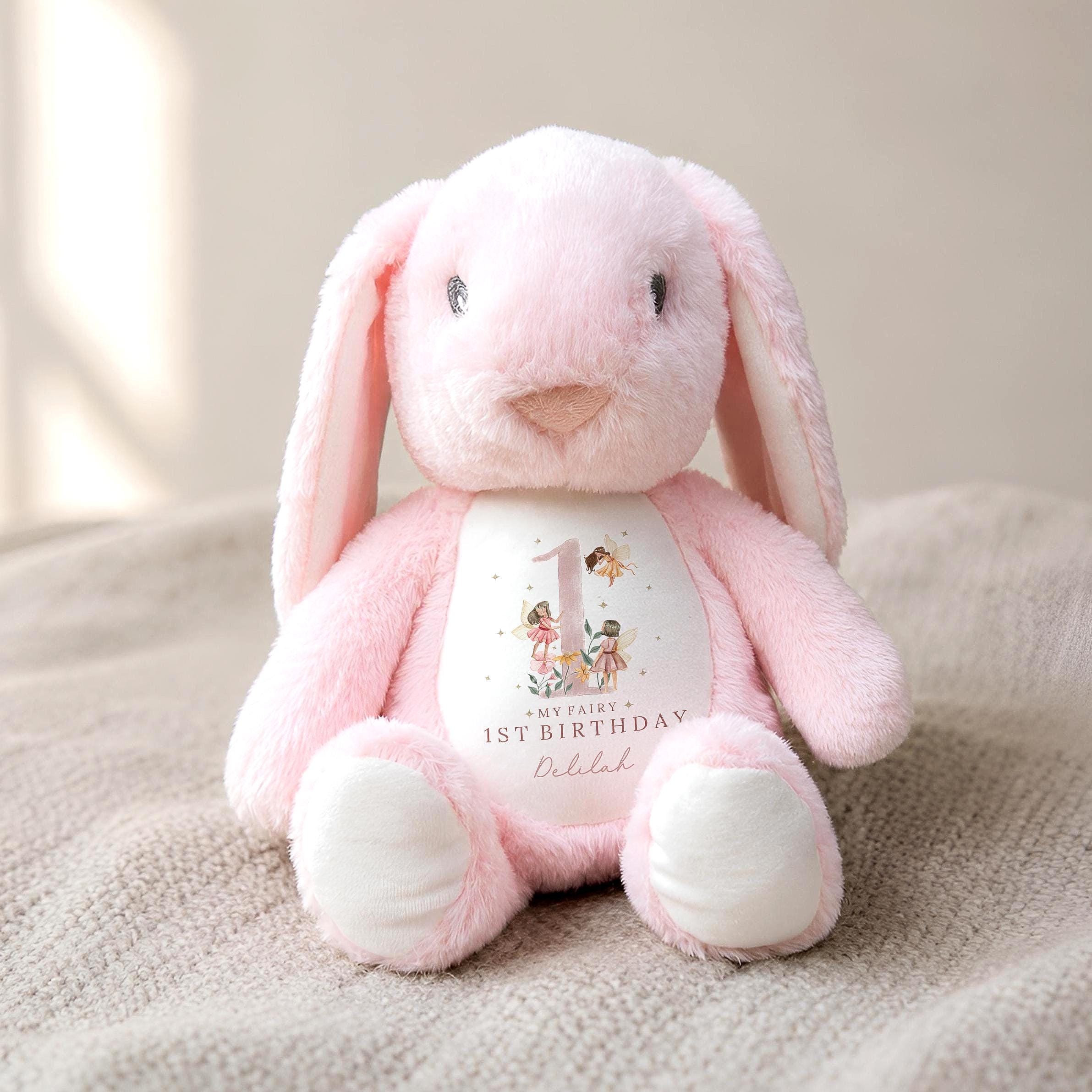 Personalised Fairy First Birthday Soft Toy