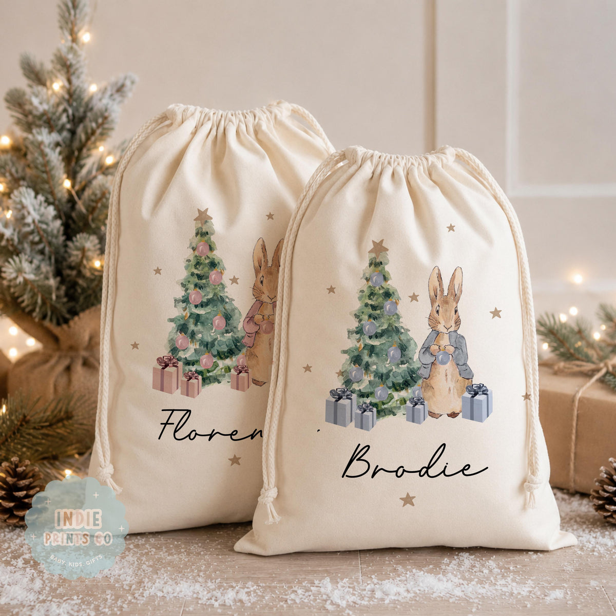 Personalised Christmas Santa Sack