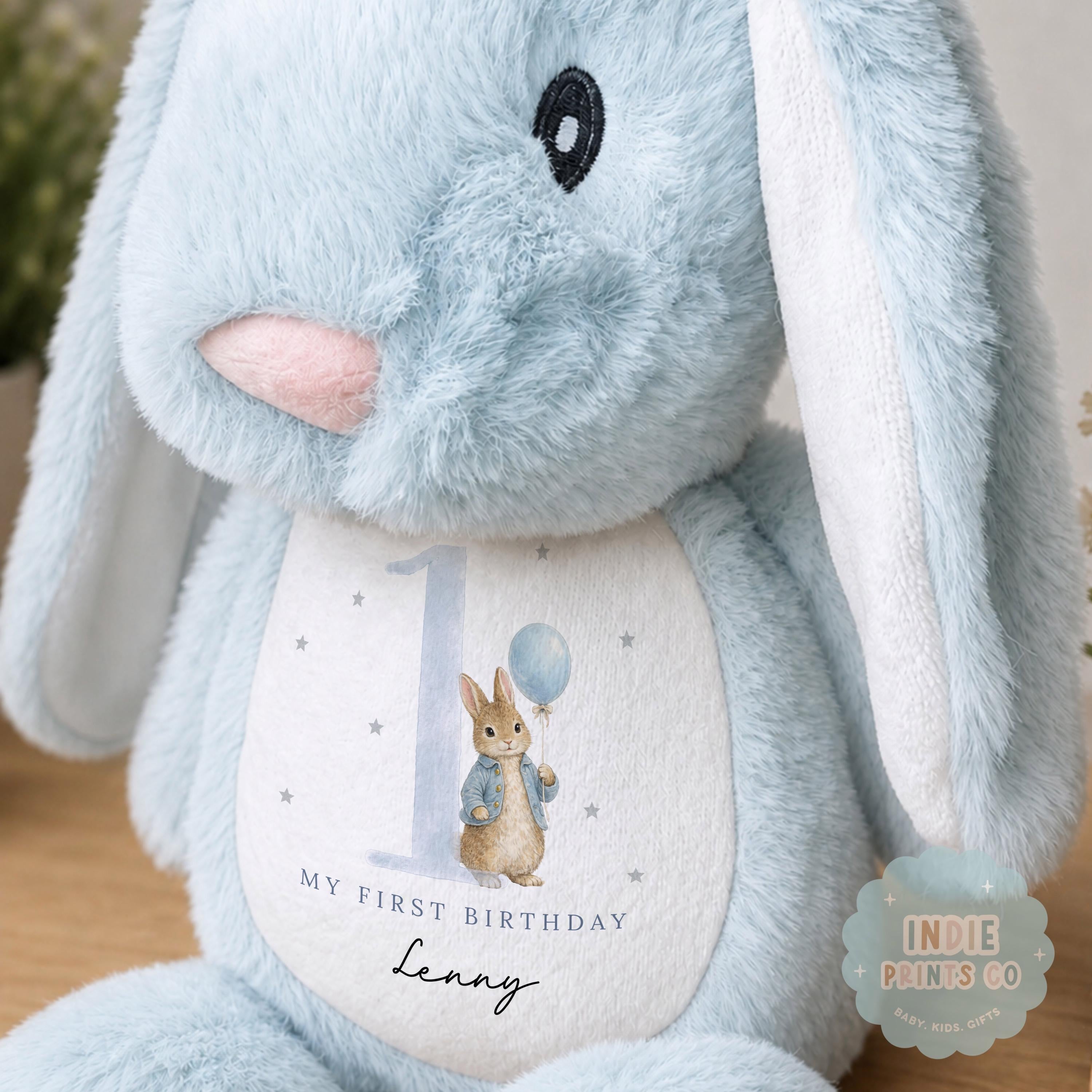 Personalised First Birthday Soft Toy