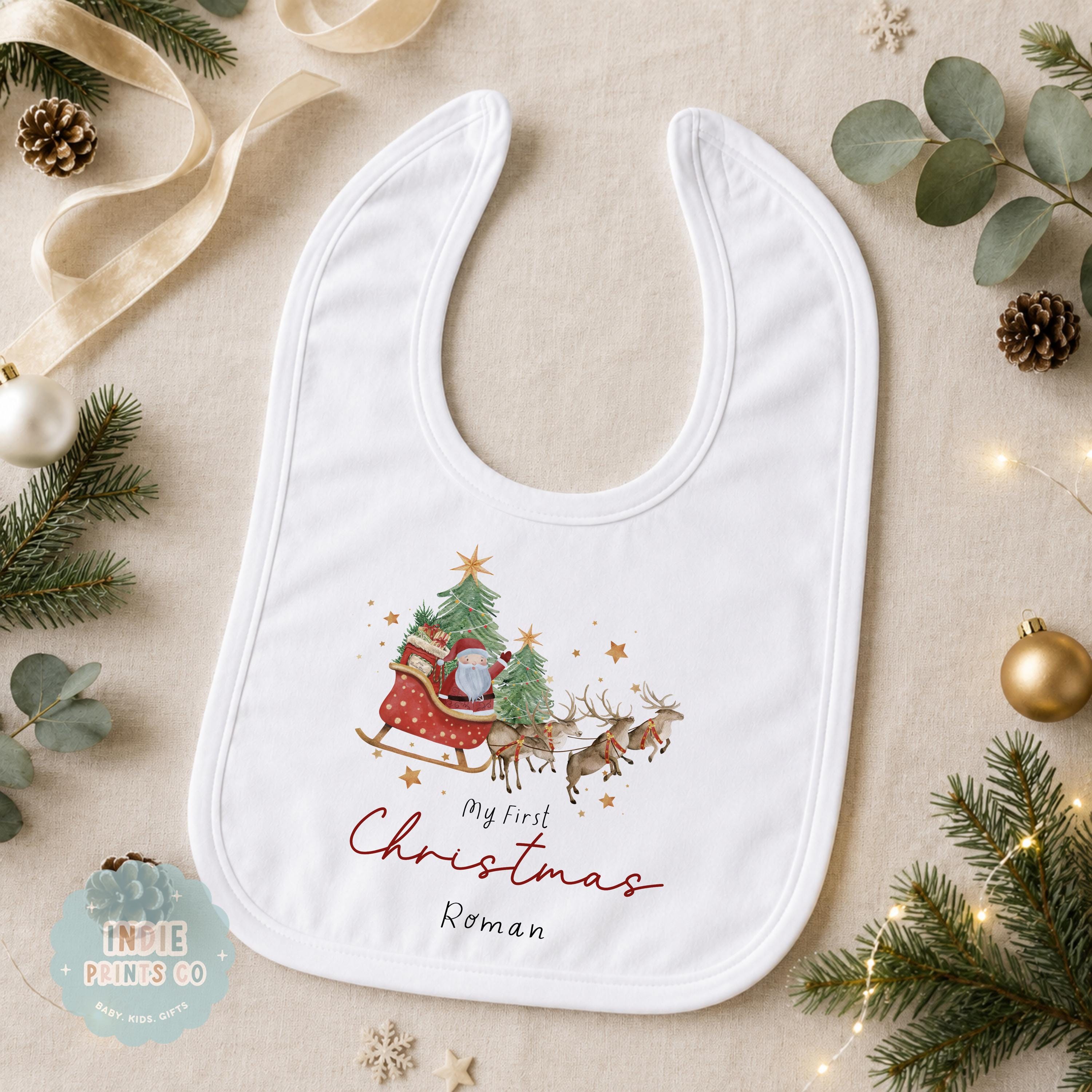 Personalised First Christmas Pyjamas & Babygrow 2026
