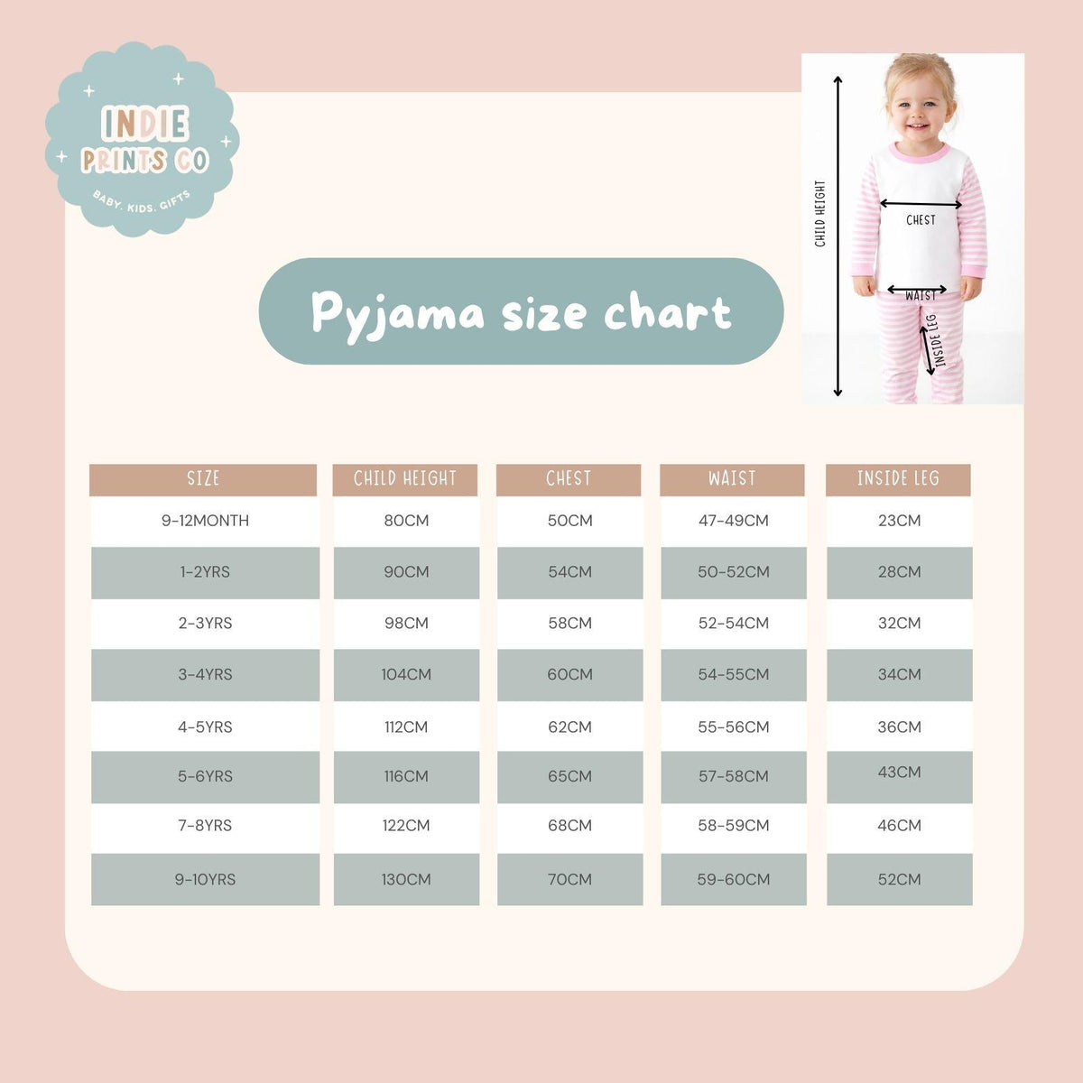 Personalised White Christmas Eve Pyjamas and Babygrow
