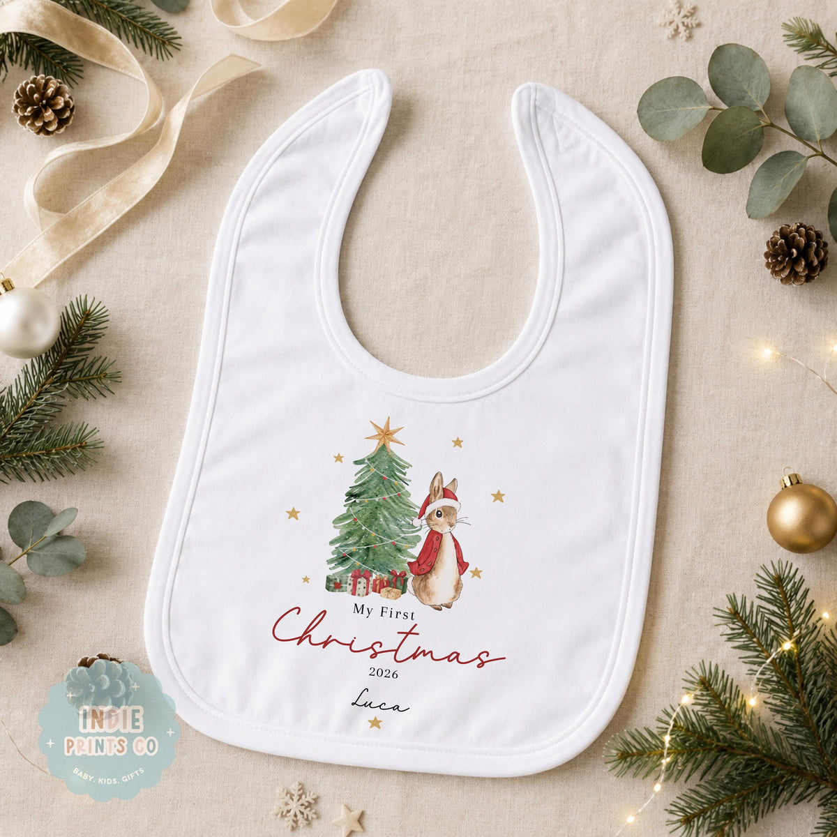 Personalised First Christmas Babygrow & Pyjamas 2026