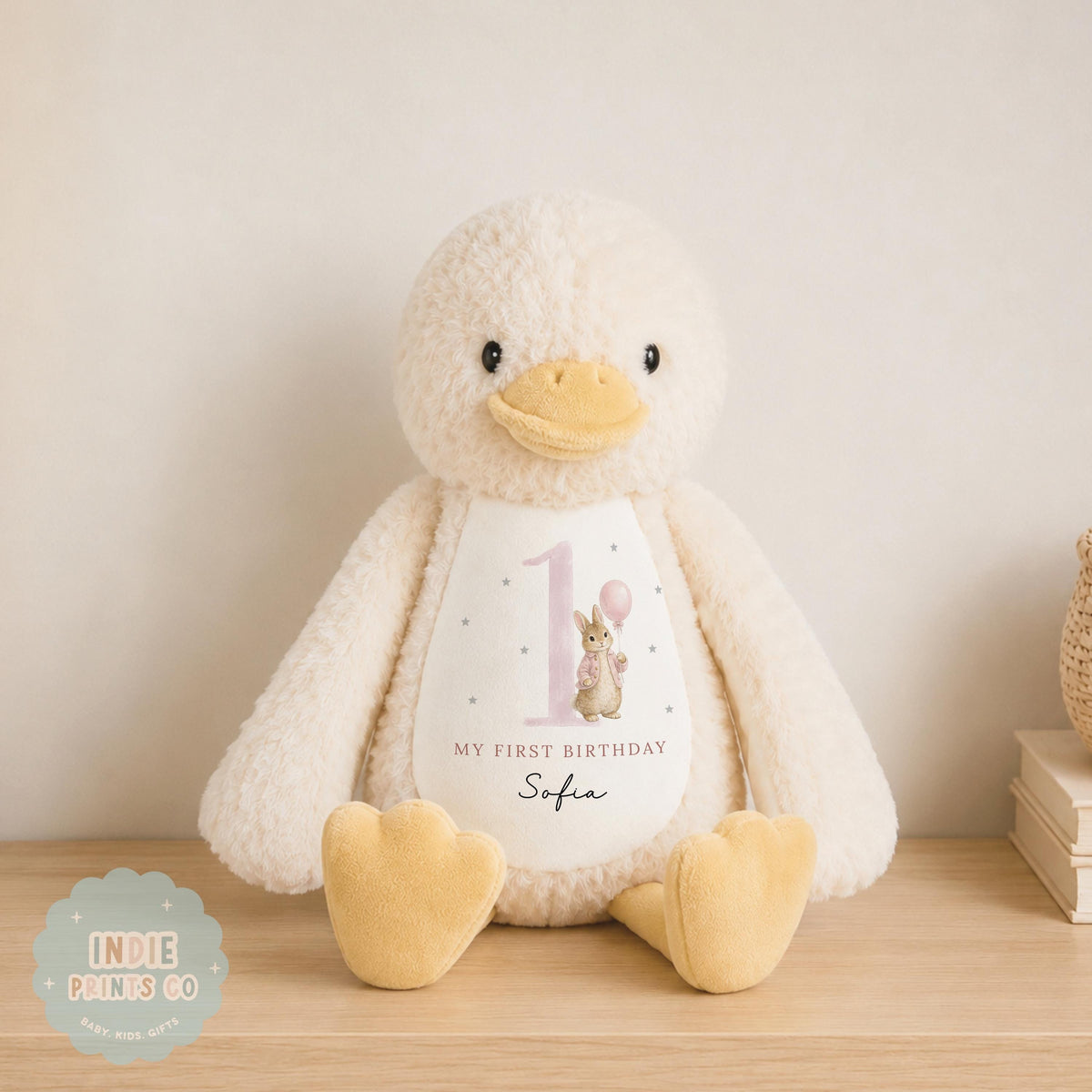 Personalised First Birthday Soft Toy