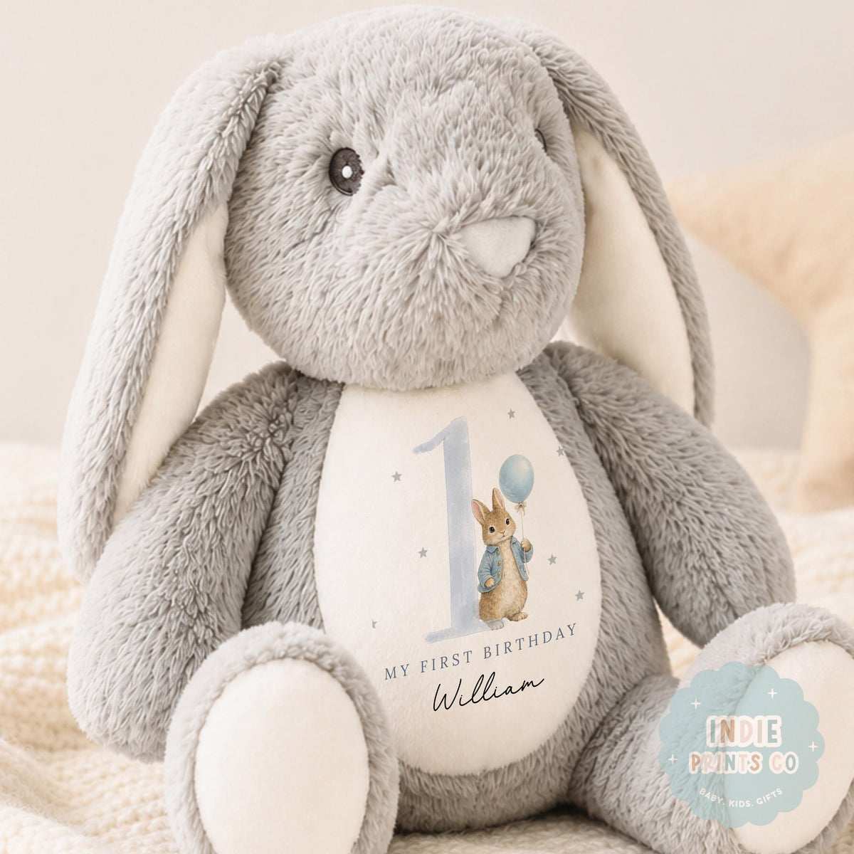Personalised First Birthday Soft Toy