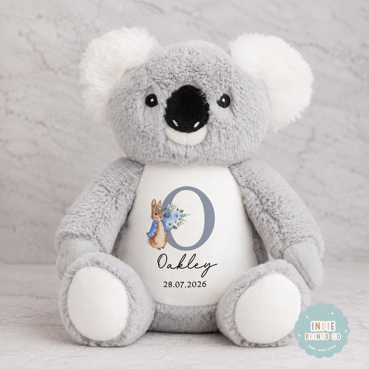 Personalised Newborn Baby Gift Soft Toy