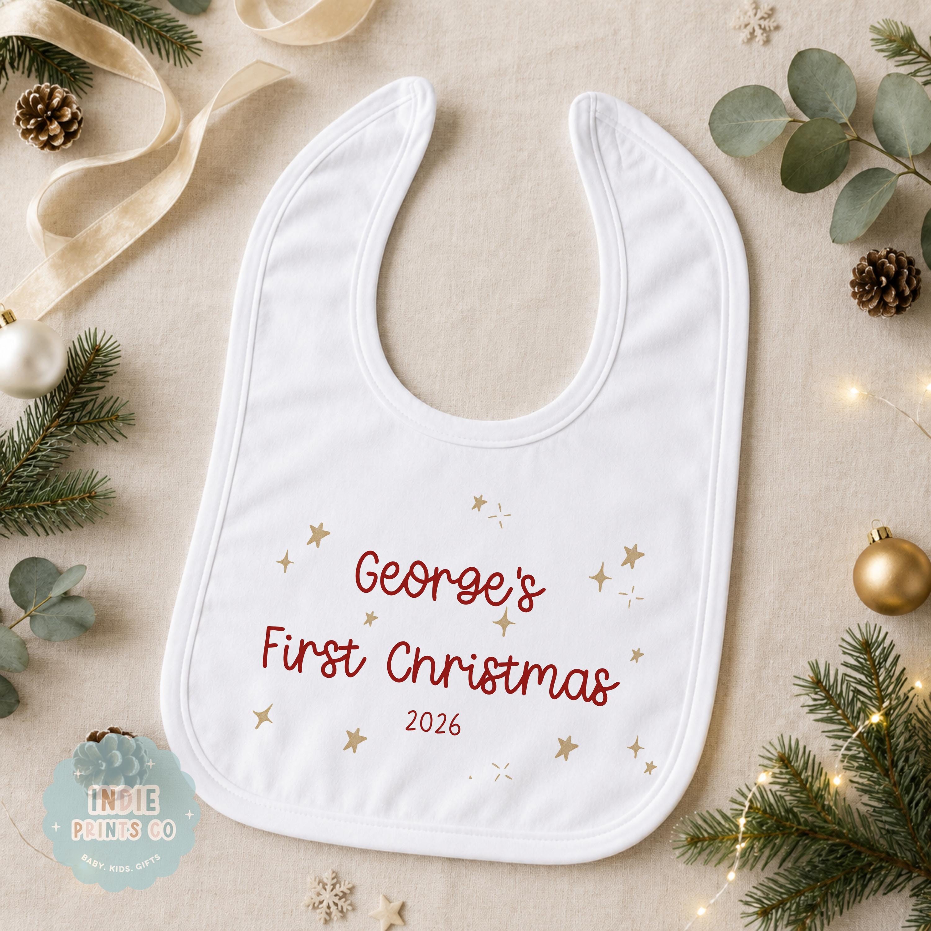 Personalised Baby First Christmas Outfit 2026