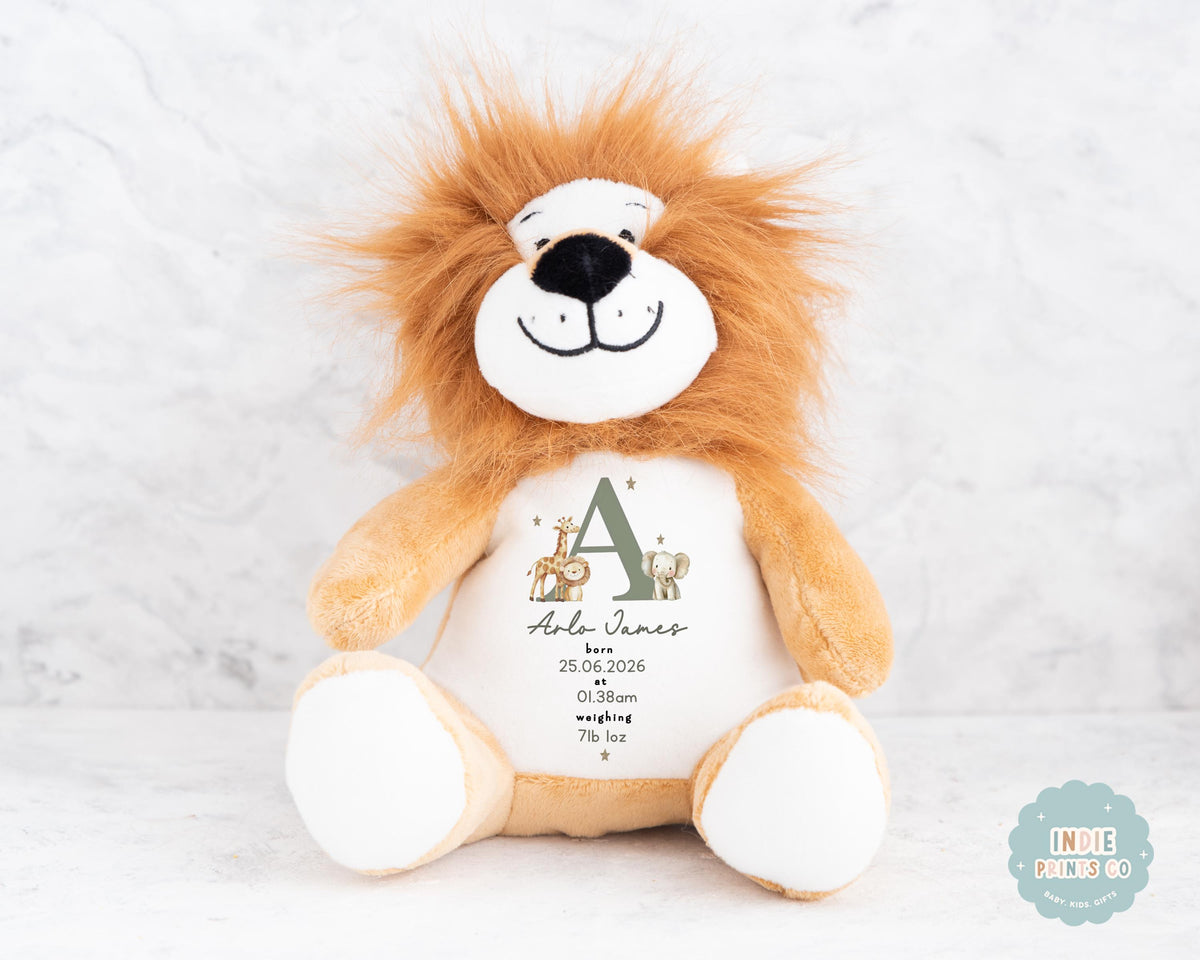 Personalised New Baby Poem Soft Toy
