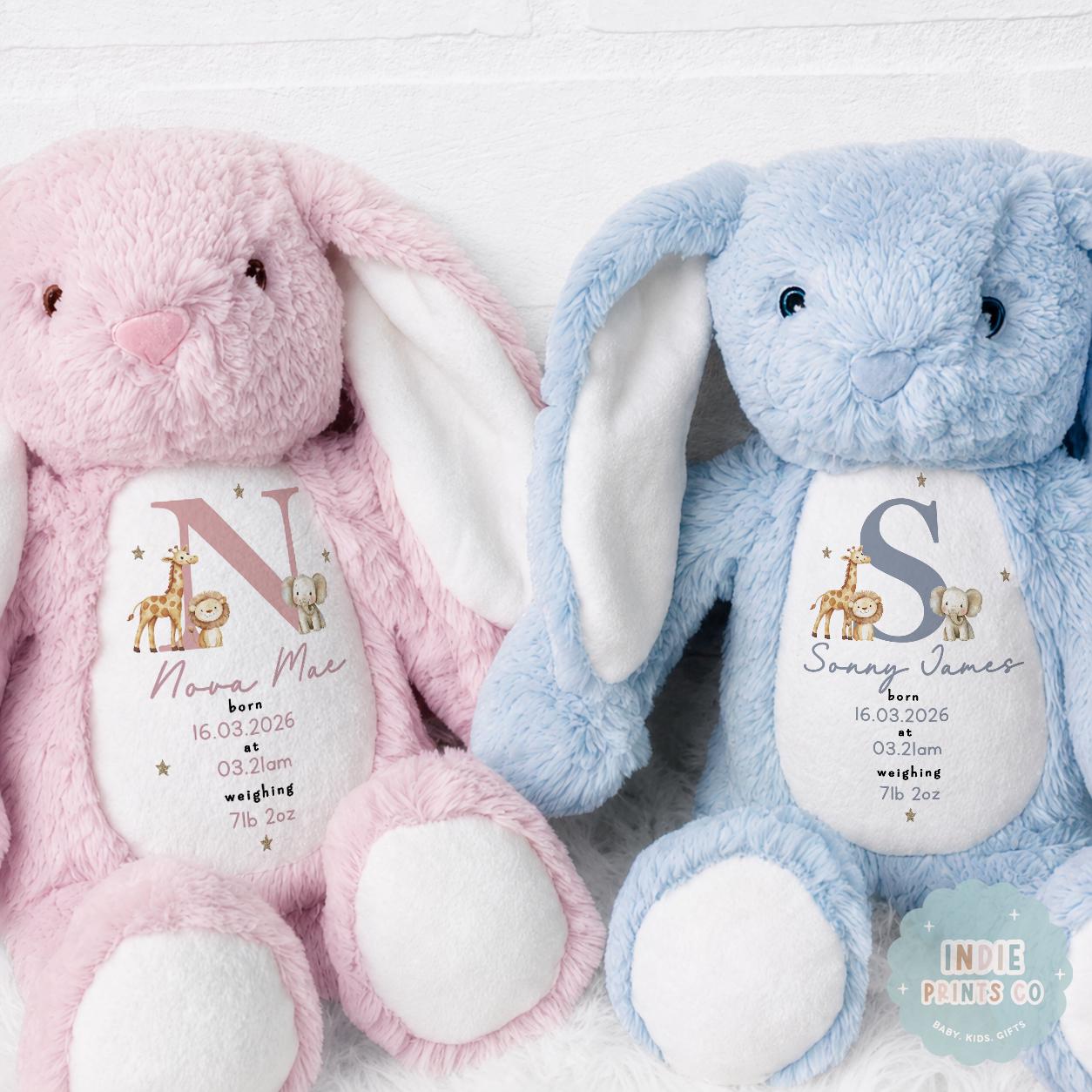 Personalised New Baby Poem Soft Toy