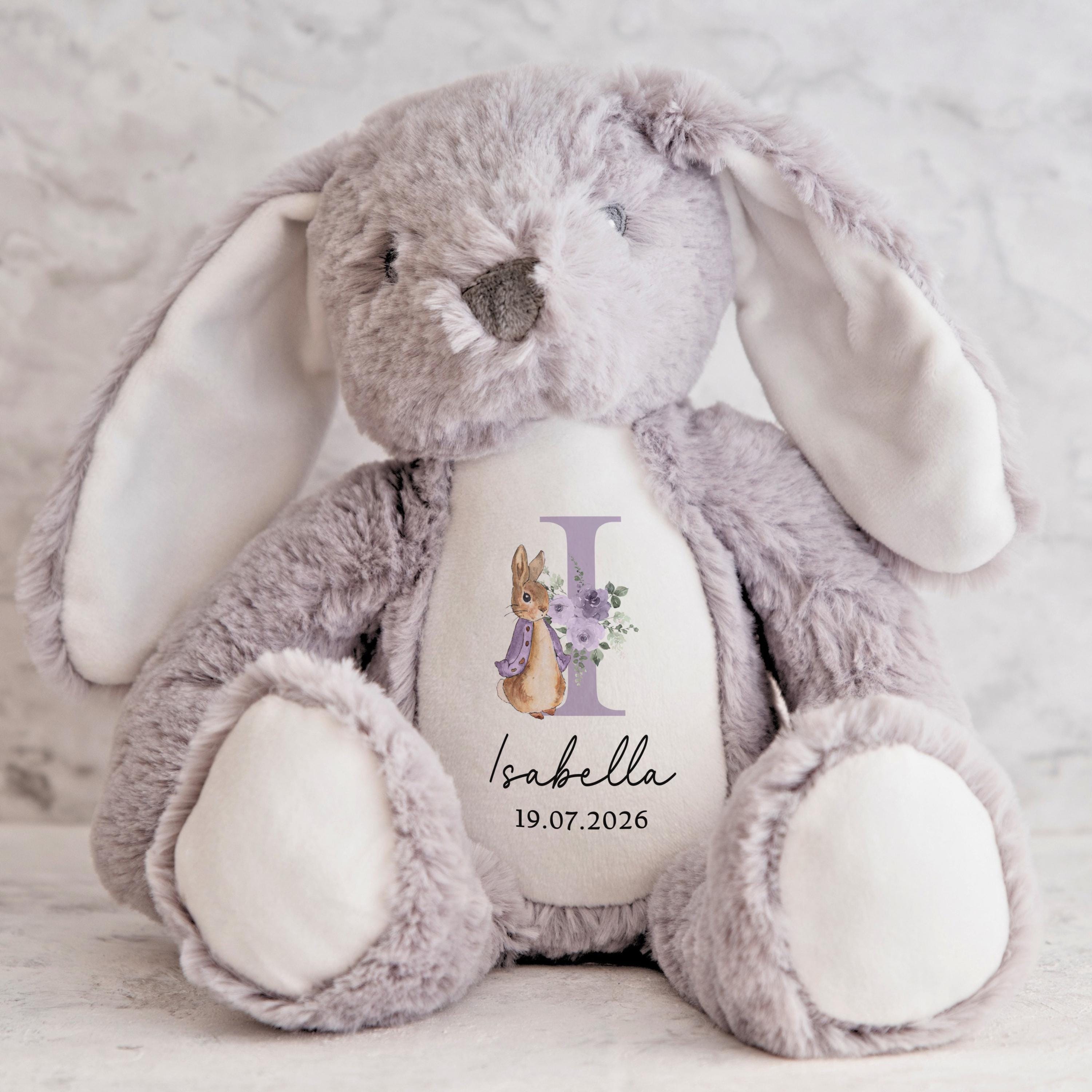Personalised Baby Birth Details Soft Toy
