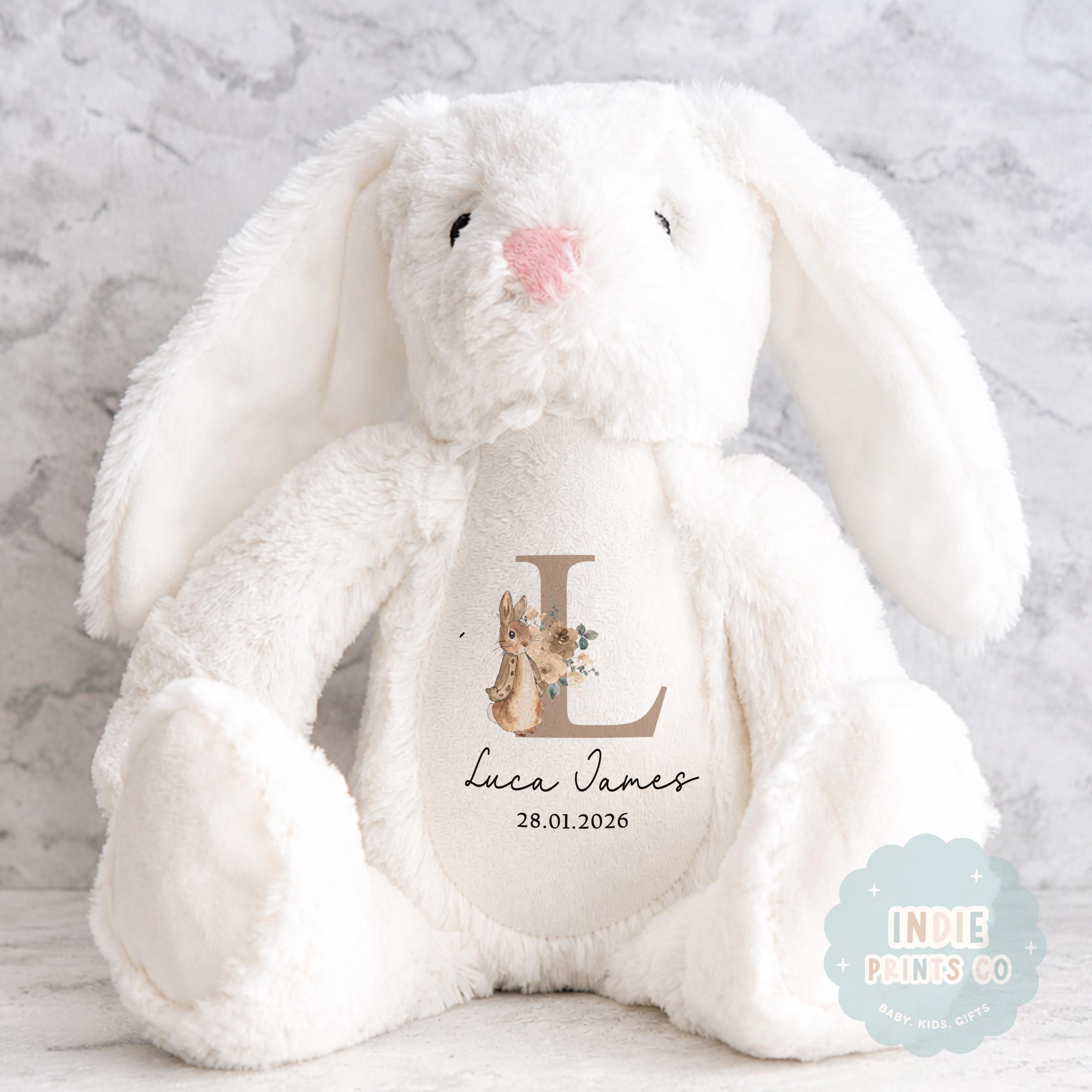 Personalised Newborn Baby Gift Soft Toy