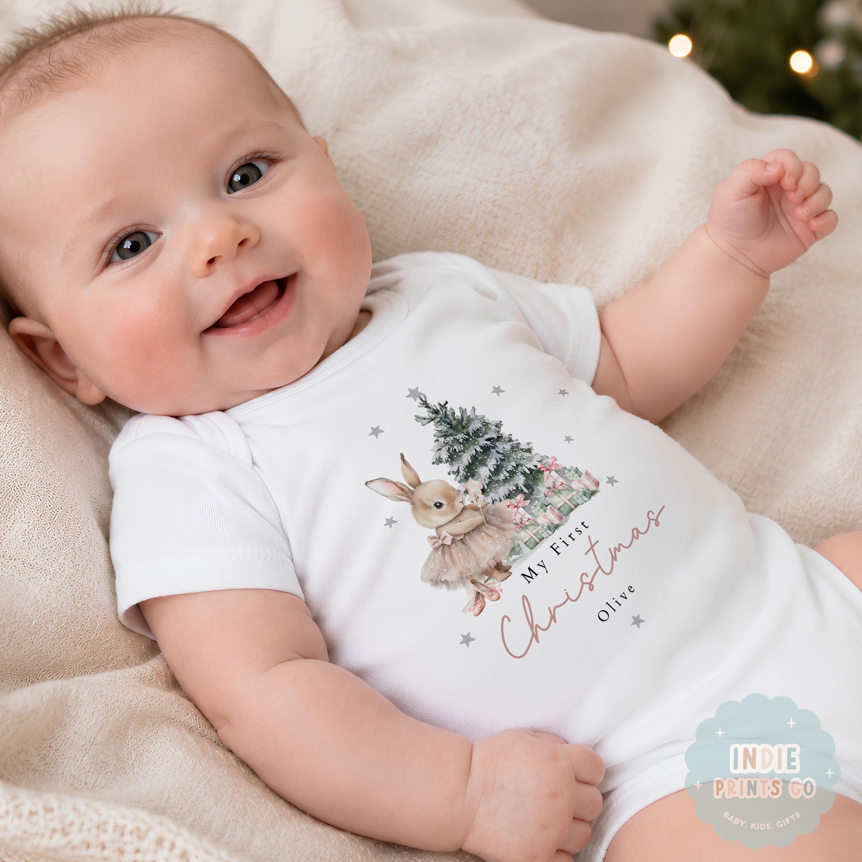 Personalised Baby Girl First Christmas Outfit 2026