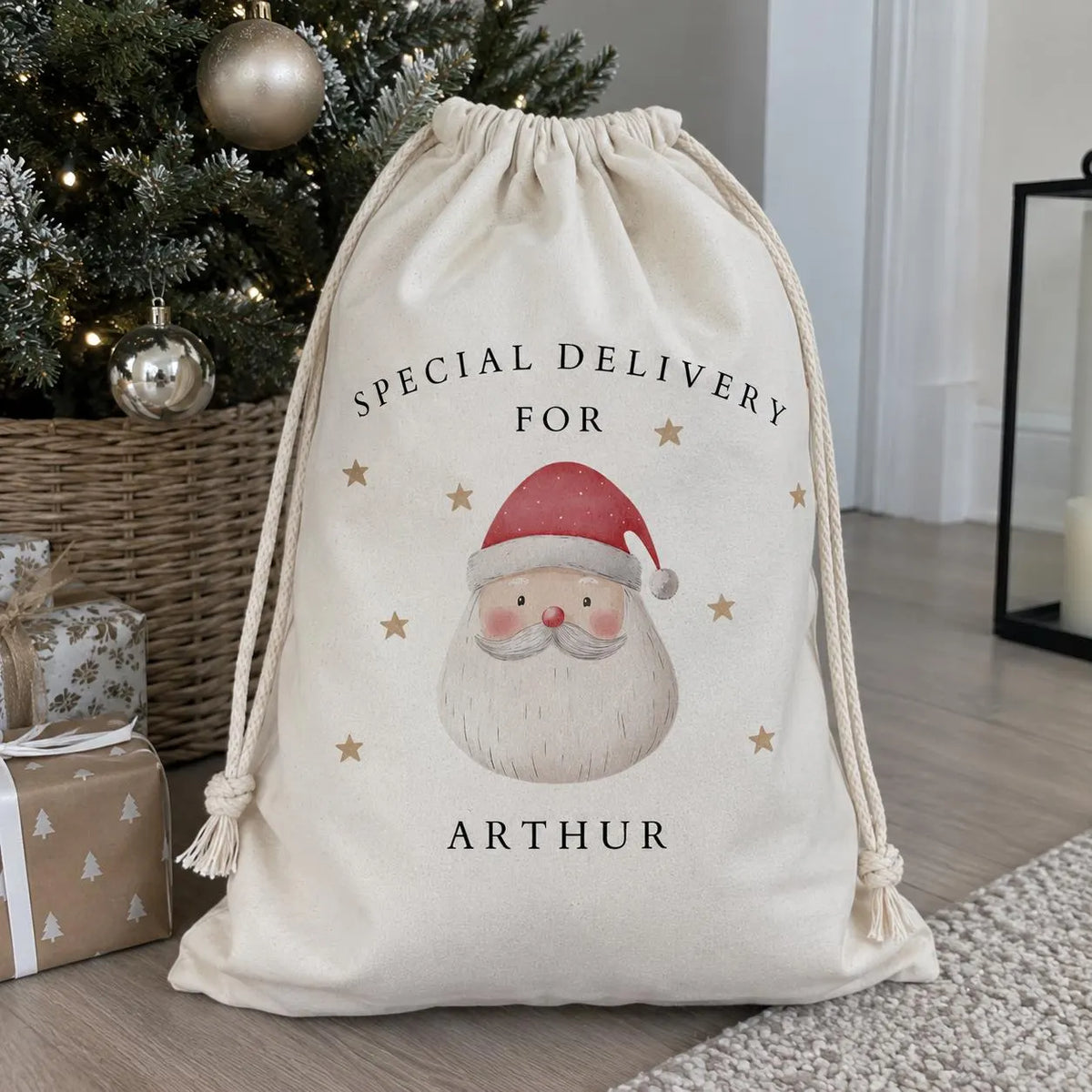 Personalised Santa Claus Sack