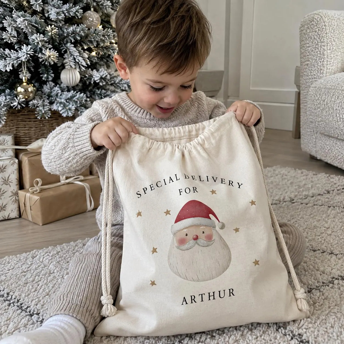 Personalised Santa Claus Sack