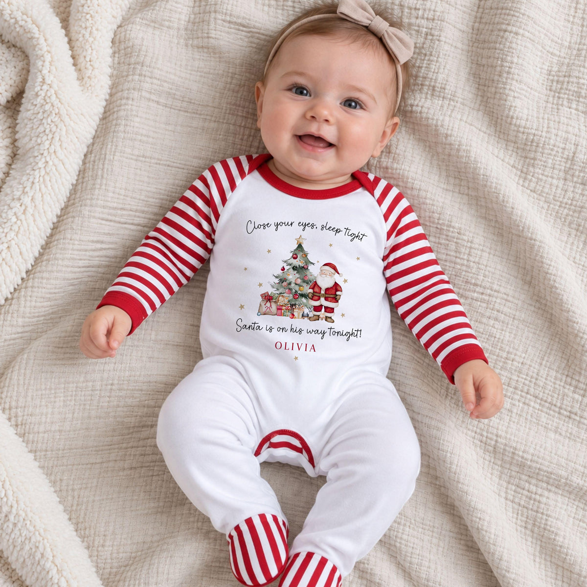 Personalised Kids Christmas Pyjamas, Boys Girls Christmas Pjs, Matching Sibling Pyjamas, Personalised Kids Xmas Outfit