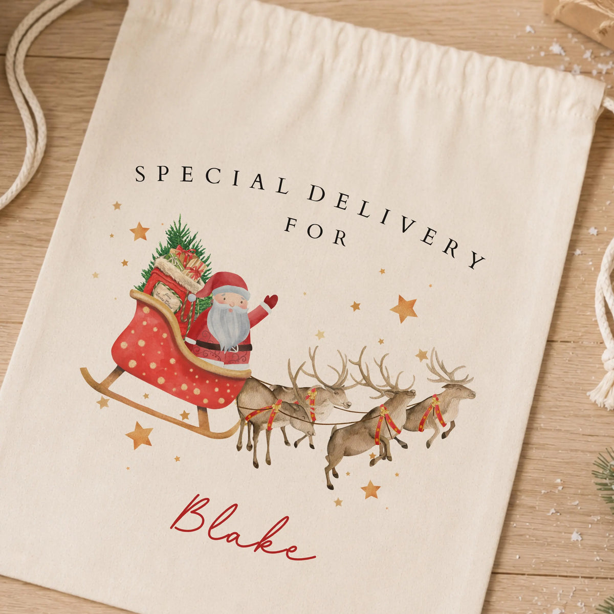 Personalised Christmas Gift Sack