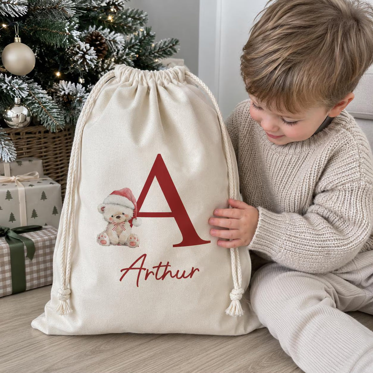 Personalised Initial Santa Sack