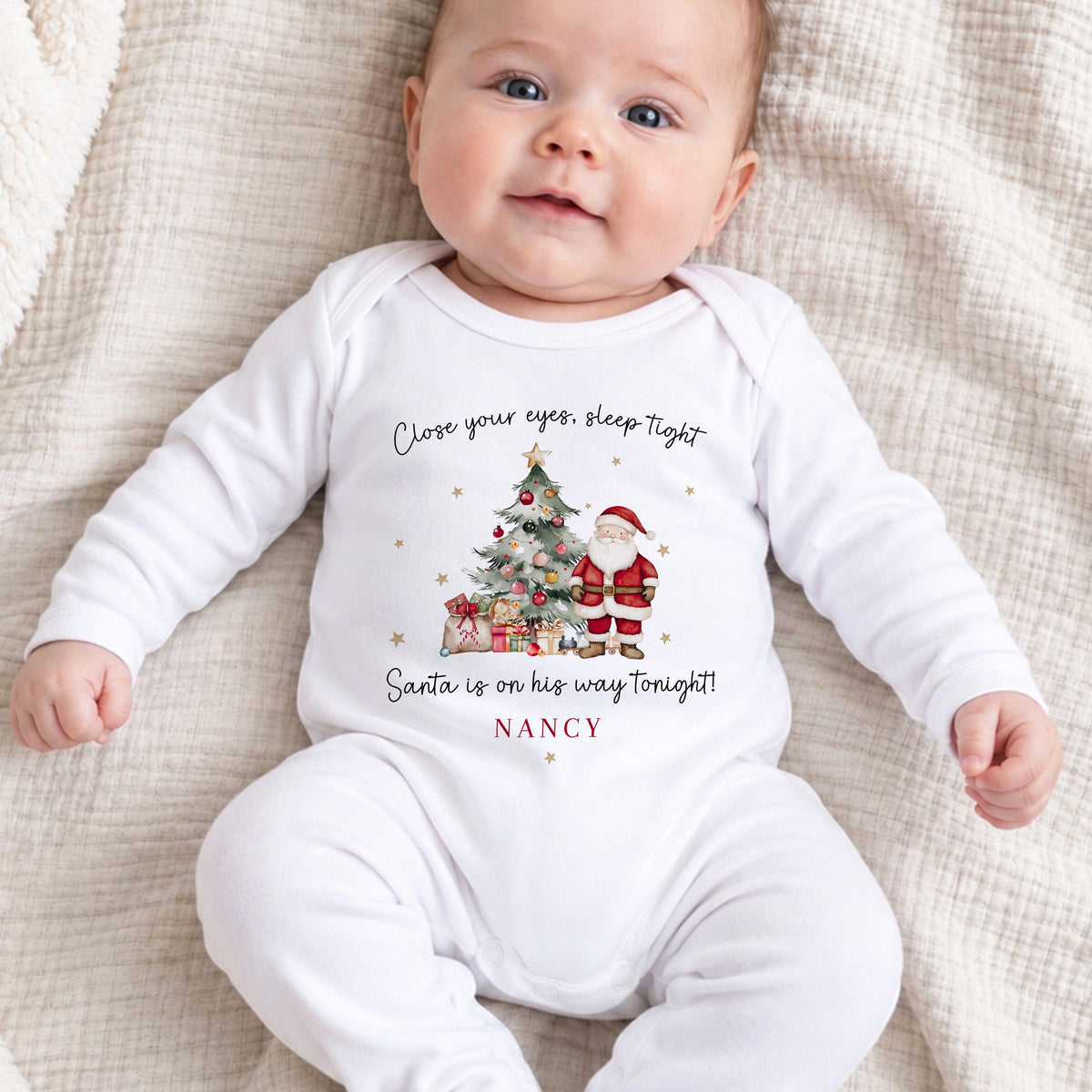Personalised Kids Christmas Pyjamas, Boys Girls Christmas Pjs, Matching Sibling Pyjamas, Personalised Kids Xmas Outfit