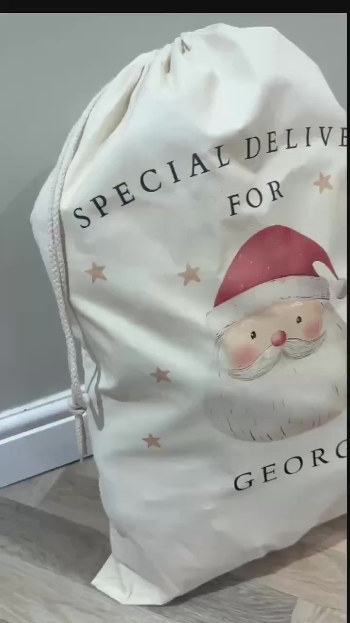 Personalised Santa Claus Sack